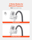 Faucet Mount Water Filters Sink Water Purifier For Kitchen White Vertical