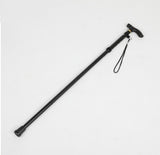 Aluminum trekking poles Folding telescopic ultralight four sticks off-road hiking outdoor walking stick portable old cane