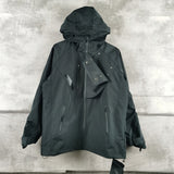 Multi-Zipper Pocket Technical Wind Jacket