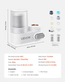 Faucet Mount Water Filters Sink Water Purifier For Kitchen White Vertical