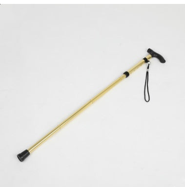 Aluminum trekking poles Folding telescopic ultralight four sticks off-road hiking outdoor walking stick portable old cane