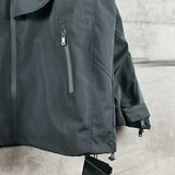 Multi-Zipper Pocket Technical Wind Jacket