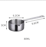 Kitchen Baking Measuring Spoons Silver Gray Ladle Pots And Pans