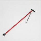 Aluminum trekking poles Folding telescopic ultralight four sticks off-road hiking outdoor walking stick portable old cane