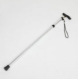 Aluminum trekking poles Folding telescopic ultralight four sticks off-road hiking outdoor walking stick portable old cane