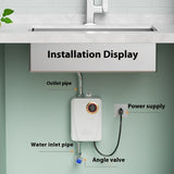 Demand Water Heaters Small Kitchen And Bathroom