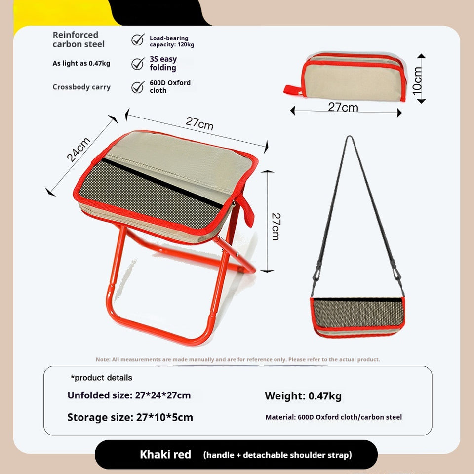Outdoor Lightweight Foldable Camp Chair Stool